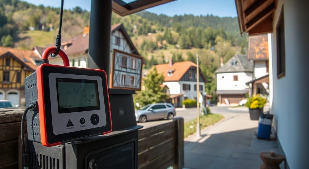 Fachgerechte Ausführung — Abgasmessung am Kaminofen in Reutlingen